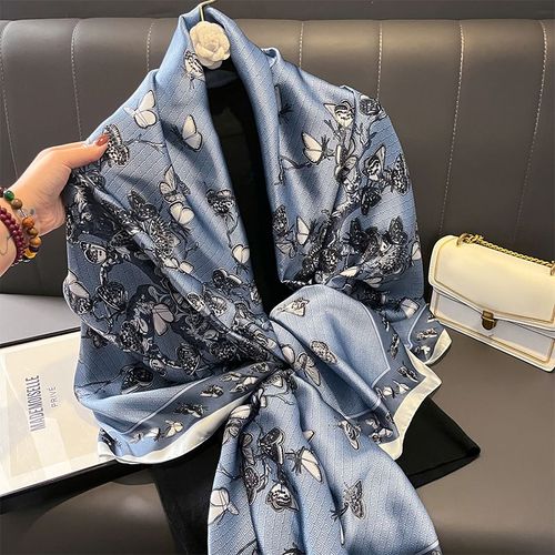 SANMAIHUA Elegant Printed Scarf - Summer Style Accessory 90x180cm