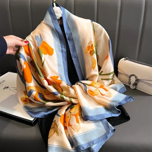 SANMAIHUA Elegant Printed Scarf - Summer Style Accessory 90x180cm