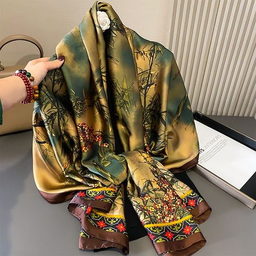 SANMAIHUA Elegant Printed Scarf - Summer Style Accessory 90x180cm