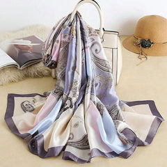 SANMAIHUA Elegant Printed Scarf - Summer Style Accessory 90x180cm