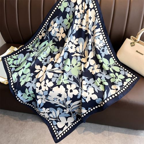 HVATILAW Floral Scarf - Luxurious Softness for Every Occasion - FN202-5 / 90X90cm