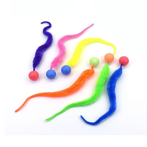 Swing Ball Cat Toy - Interactive Fun for Indoor Cats - 9pcs Random Color