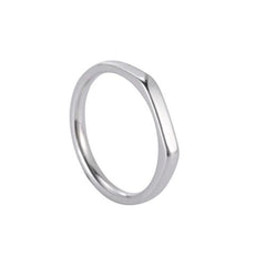 Cazador Stainless Steel Classic Minimalist Rings - Durable & Trendy