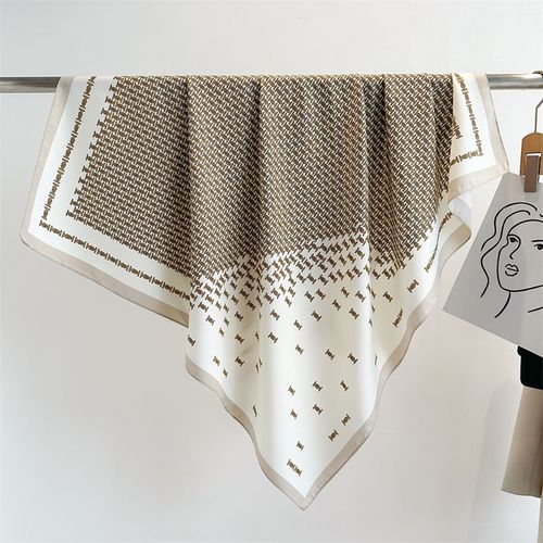 HVATILAW Luxury Polyester Scarf - UV Protection & Stylish Design - FN121-1 / 90X90cm