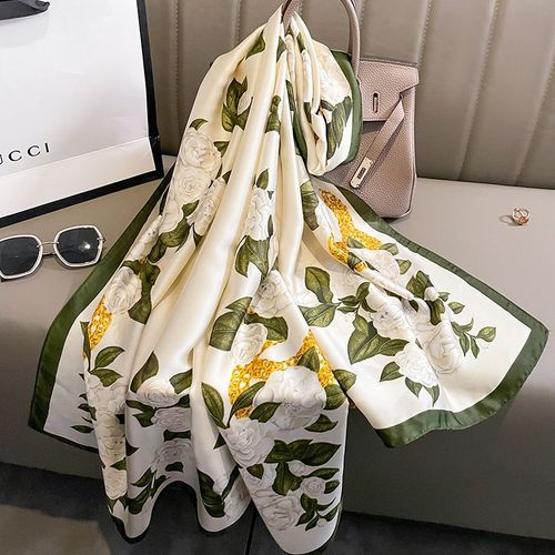 RUNMEIFA Fashionable Printed Polyester Scarf - Multifunctional Accessory