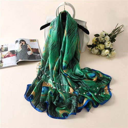 RUNMEIFA Fashionable Printed Polyester Scarf - Multifunctional Accessory - PS03-15 / 90x180cm