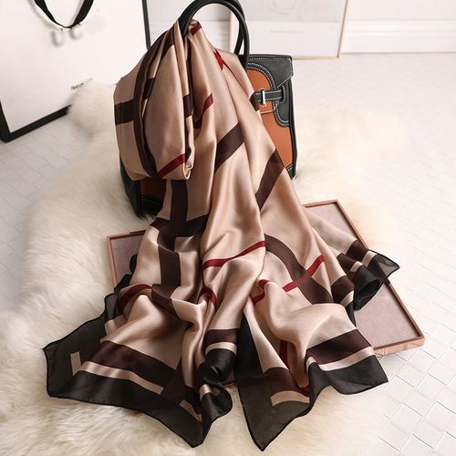 RUNMEIFA Fashionable Printed Polyester Scarf - Multifunctional Accessory - PS03-50 / 90x180cm