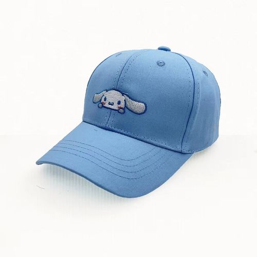 MINISO Hello Kitty Snapback Cap - Sun Protection Cotton Baseball Hat - blue