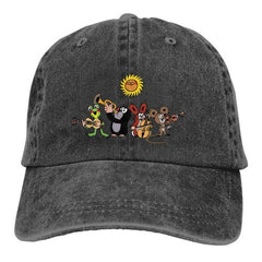 Little Mole Multicolour Cap - Sun Protection Adjustable Baseball Hat