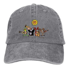 Little Mole Multicolour Cap - Sun Protection Adjustable Baseball Hat