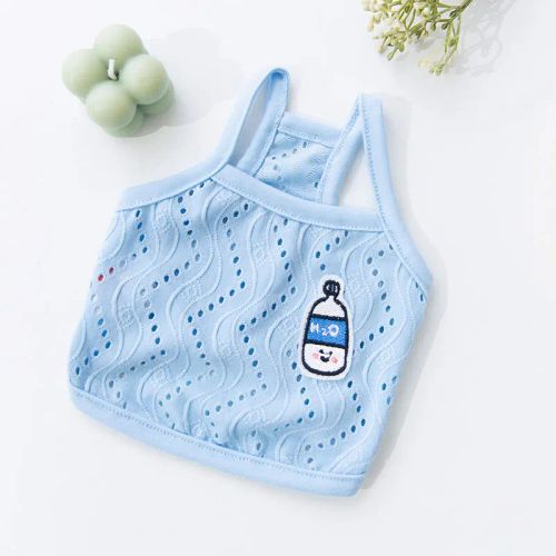 DOGGYZSTYLE Summer Puppy Cooling Vest - Soft Cotton Pet Clothes