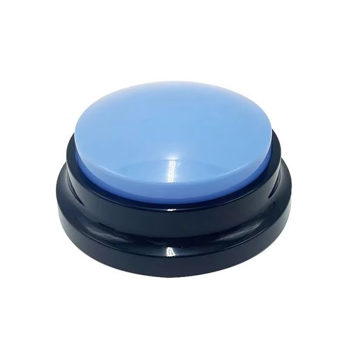 Interactive Recordable Dog Toy - Engaging Portable Pet Plaything - light blue