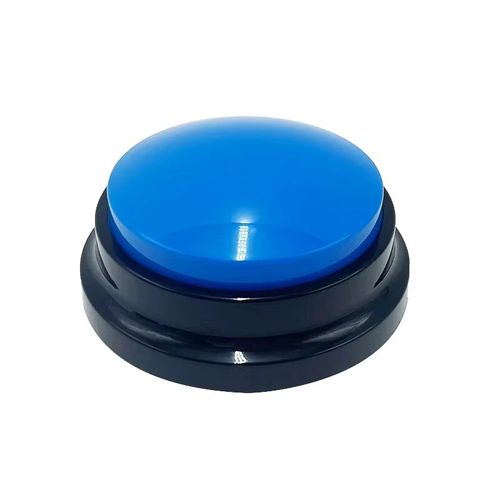 Interactive Recordable Dog Toy - Engaging Portable Pet Plaything - Blue