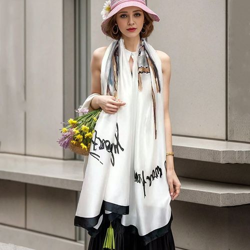 Senaifei Fashion Scarf - Lightweight Design for Summer Style - 2202JNF023-01 / One Size