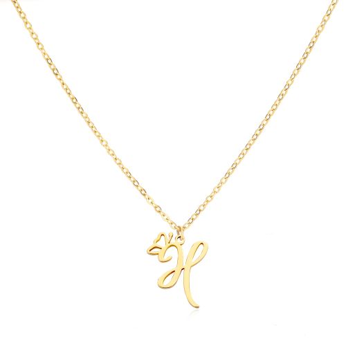 HPTOTMG Stainless Steel Pendant Necklace - Trendy & Durable Design