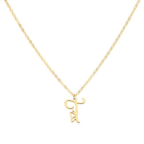 HPTOTMG Stainless Steel Pendant Necklace - Trendy & Durable Design - T