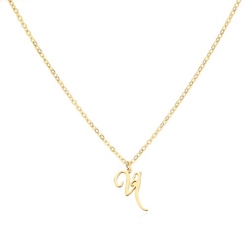 HPTOTMG Stainless Steel Pendant Necklace - Trendy & Durable Design