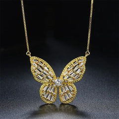 Personalised Butterfly Necklace - Classic White Stainless Steel Jewellery