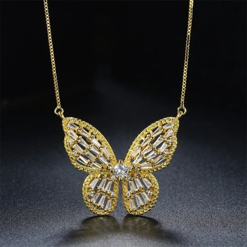 Personalised Butterfly Necklace - Classic White Stainless Steel Jewellery