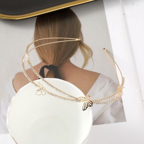 Haimeikang Elegant Rhinestone Headband - Chic Hair Accessories - CB3272-B