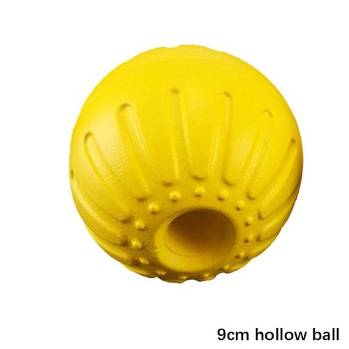 Interactive Dog Toy Ball - Durable Floating Pet Training Toy - 9cm Hollow Ball