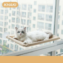 Cat Hammock Window Hanger - Detachable & Washable Pet Bed for Cats