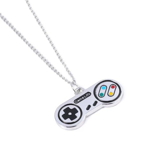 SONGCHANGJEWELRY Trendy Flame Pendant Necklace for Gaming Enthusiasts