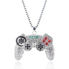 SONGCHANGJEWELRY Trendy Flame Pendant Necklace for Gaming Enthusiasts