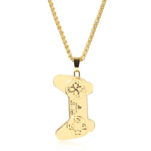 SONGCHANGJEWELRY Trendy Flame Pendant Necklace for Gaming Enthusiasts