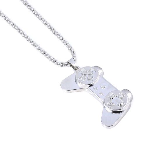 SONGCHANGJEWELRY Trendy Flame Pendant Necklace for Gaming Enthusiasts