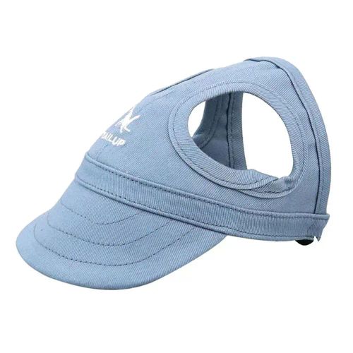 Durable Breathable Pet Baseball Hat - Adjustable Outdoor Protection - Blue / S
