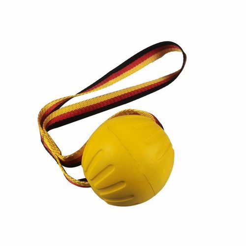 Interactive Dog Toy Ball - Durable Floating Pet Training Toy - 9cm with rope