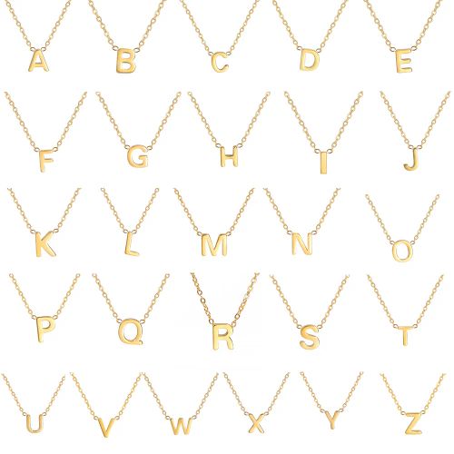Lemegeton Trendy Pendant Necklace - Stylish Stainless Steel Gift - G / Gold Color