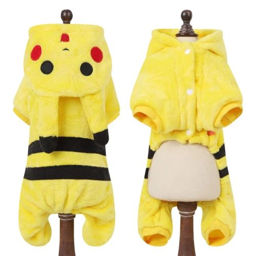 Cosplay Pet Clothes - Coral Fleece Animal Costumes for Small Dogs & Cats