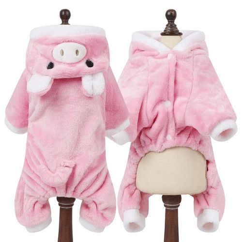 Cosplay Pet Clothes - Coral Fleece Animal Costumes for Small Dogs & Cats
