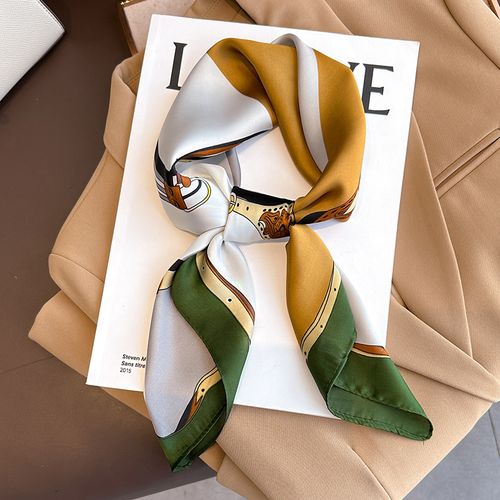 JTVOVO Multifunctional Polyester Scarf - Stylish 70x70cm Accessory