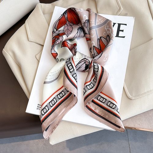 JTVOVO Multifunctional Polyester Scarf - Stylish 70x70cm Accessory - JNC490-01 / 70x70cm