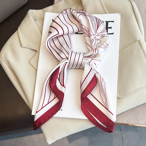 JTVOVO Multifunctional Polyester Scarf - Stylish 70x70cm Accessory - JNC296-02 / 70x70cm