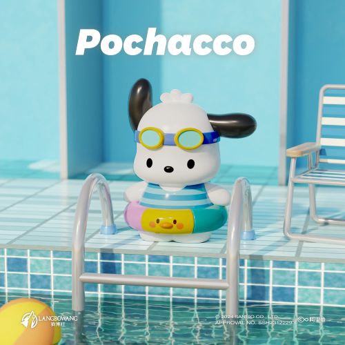 LANGBOWANG Pochacco Action Figure - Fun Desktop Ornament for All Ages