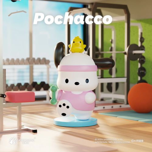 LANGBOWANG Pochacco Action Figure - Fun Desktop Ornament for All Ages - Pochacco 1