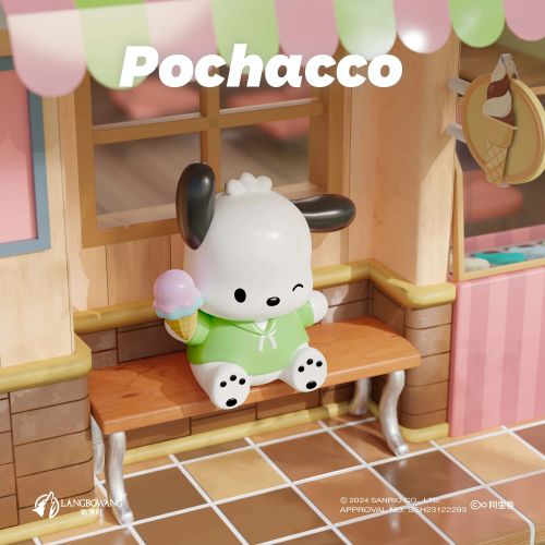 LANGBOWANG Pochacco Action Figure - Fun Desktop Ornament for All Ages - Pochacco 2