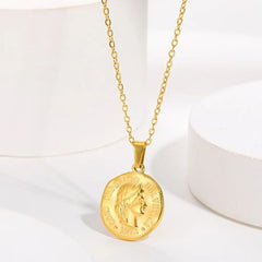 HPTOTMG Stainless Steel Pendant Necklace - Stylish & Durable Jewelry