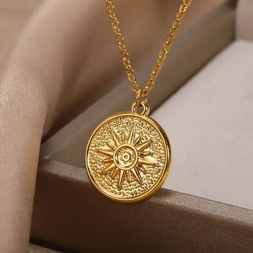 HPTOTMG Stainless Steel Pendant Necklace - Stylish & Durable Jewelry