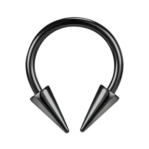 Spike Septum Rings - Fashionable Stainless Steel Snake Bite Lip Rings