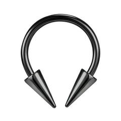 Spike Septum Rings - Fashionable Stainless Steel Snake Bite Lip Rings