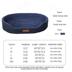 Premium Fluffy Pet Bed for Large Dogs - Breathable Comfort & Support