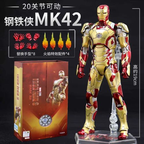Marvel Iron Man Action Figure - Movable Joints & Collectible Model - ZD MK42