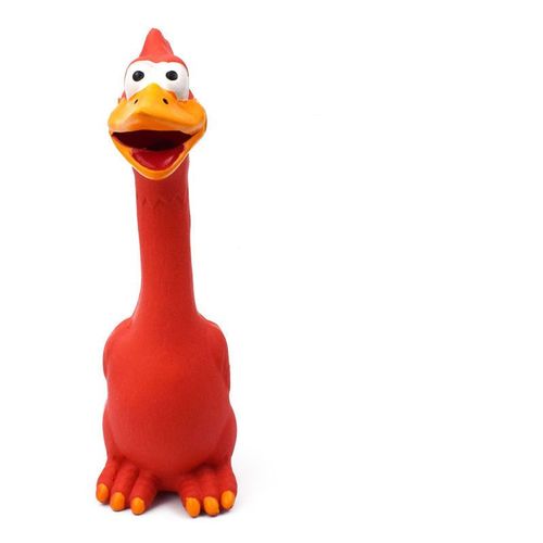 Interactive Colourful Dog Toy - Natural Latex Squeak for Fun