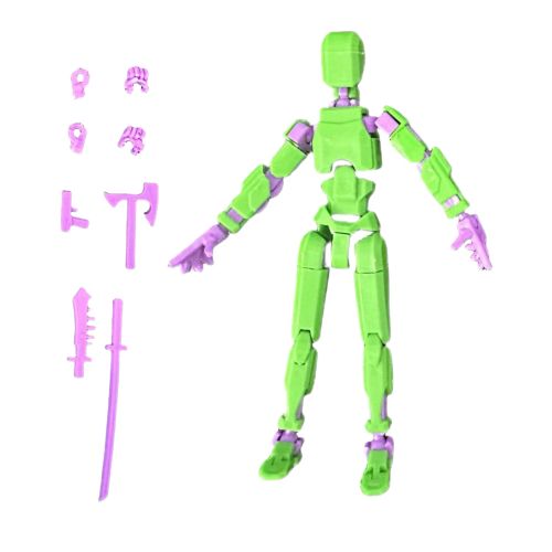 3D Printed Action Figure Toy - Flexible Design & Endless Fun