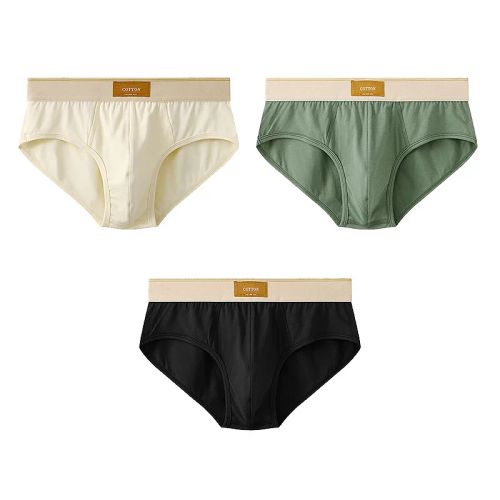 Breathable Cotton Underwear - Comfort Fit Men’s Briefs in Multicolour
